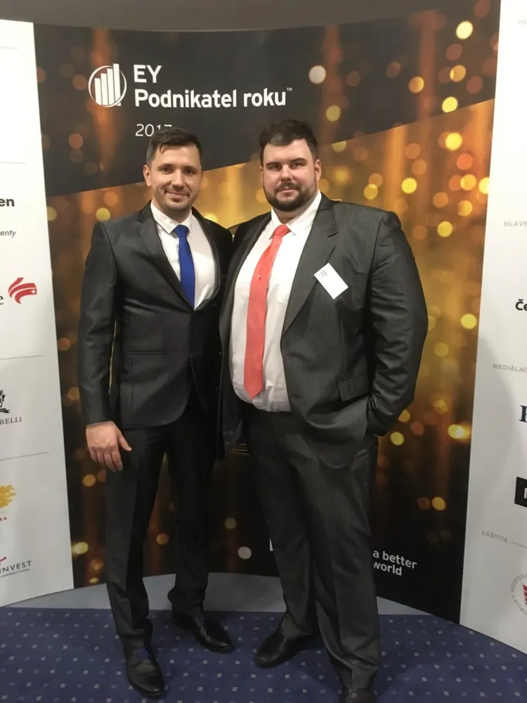 The founders at a gala evening